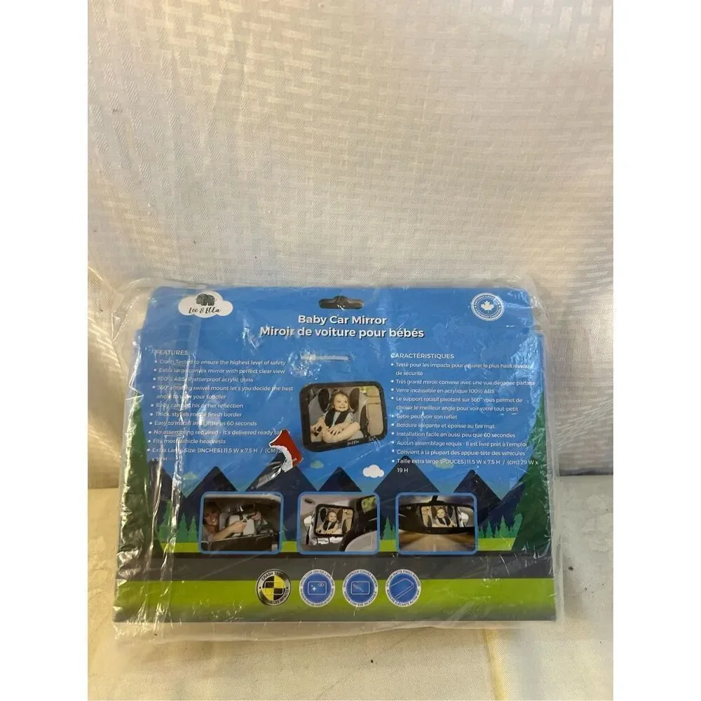Leo & Ella Baby XL car mirror new 11.5x7.5